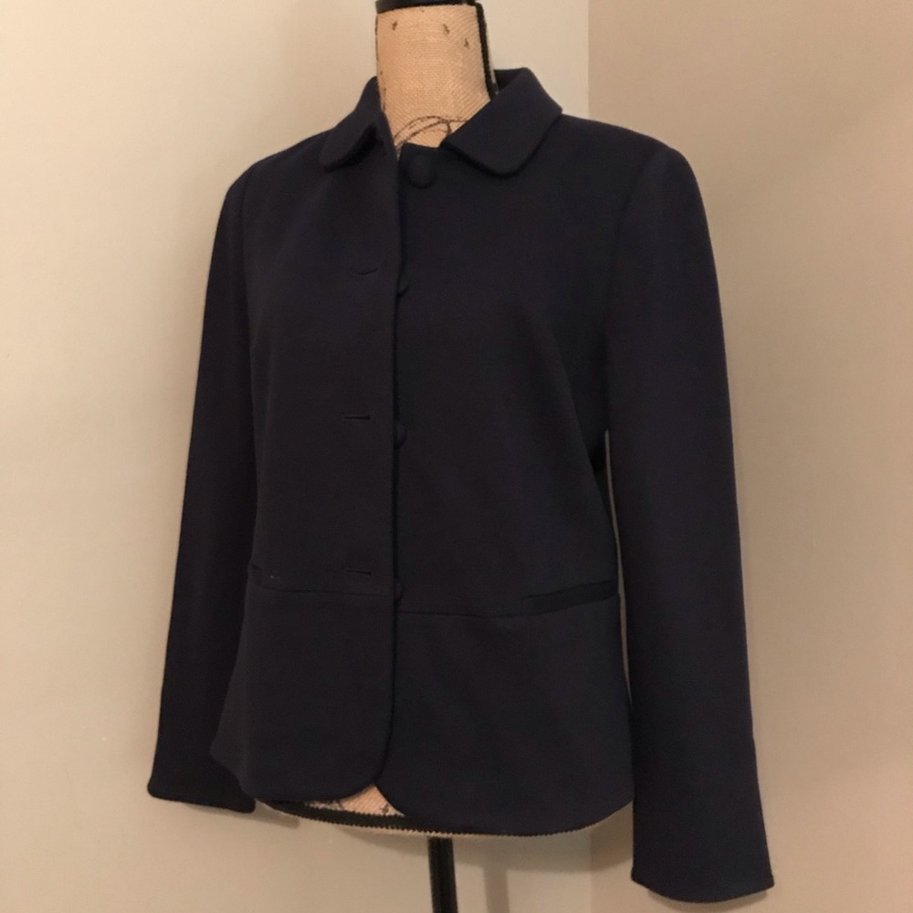 Talbots navy blazer size 10